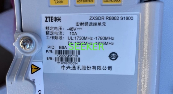 ZTE ZXSDR R8862A S1800 -48V 10A UL:1730MHZ-1780MHZ DL:1825MHZ-1875MHZ B6A PN:129556431016 supplier