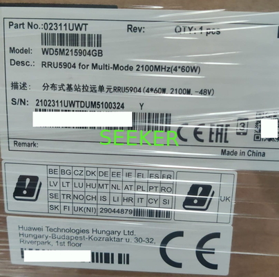 HW RRU5904 for Multi-Mode 2100mhz(4*60W) -48V WD5M215904GB 02311UWT supplier