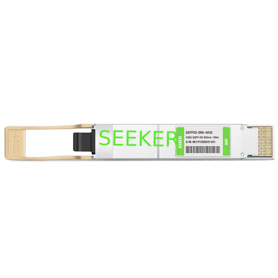 Nokia QSFPDD-SR8-400G Compatible 400GBASE-SR8 QSFP-DD PAM4 850nm 100m DOM MTP/MPO-16 MMF Optical Transceiver Module supplier