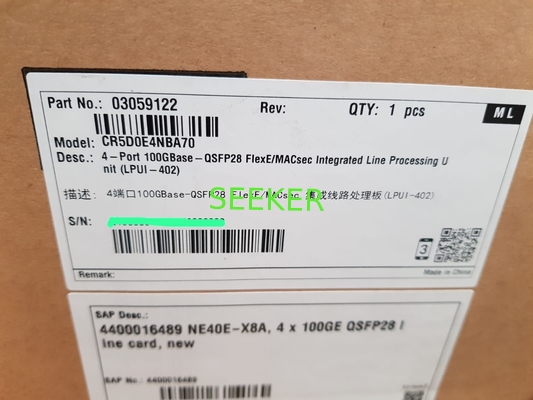 03059122 HW NE40E-X8A/X16A LPUI-402 CR5D0E4NBA70 4-Port 100GBase-QSFP28 FlexE/MACsec supplier