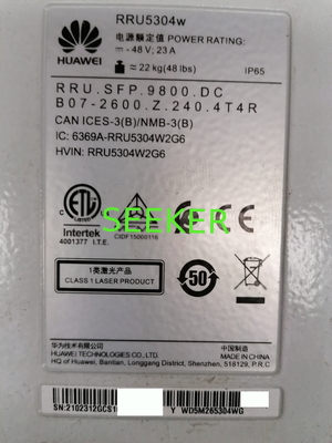 HW HW RRU5304W WD5MLRUMH70 02312GCS for DBS3900 DBS5900 2600MHZ(4T4R 4X60W) supplier