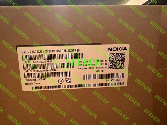 NOKIA 3HE14782AARA  7250 IXR-e 24 SFP+ 8SFP28 *2QSFP28 DC supplier
