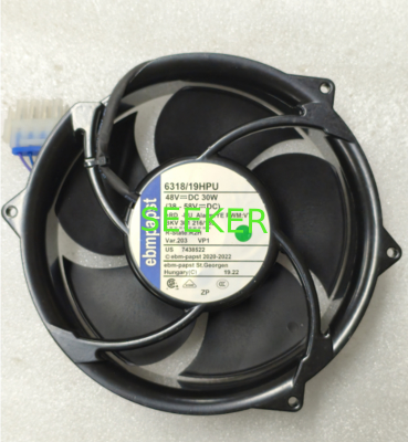 Ebmpapst 6318/19HPU 48V 172mm Fan - 30W 0.625A 17251 4-Wire Fan supplier