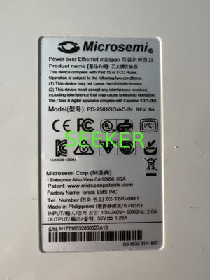 Microsemi PD-9501GOAC-IN Ethernet switch