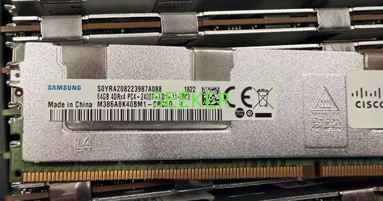 SAMSUNG 64GB PC4-2400T-L LOAD REDUCED ECC 4DRX4 MEMORY LRDIMM M386A8K40BM1-CRC5Q