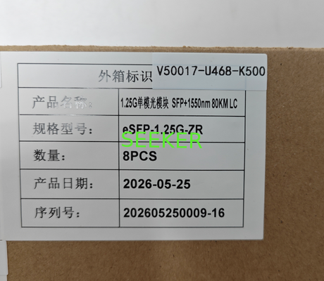 Coriant V50017-U468-K500 Compatible TAA 1000Base-ZX SFP Transceiver (SMF, 1550nm, 80km, LC, DOM)