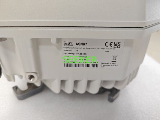 SMC ASNK7 GE3560-52 SUB-BAND 3L  7 GHz Outdoor Microwave Unit (ODU) Typically operates in the 7.1 GHz to 7.9 GHz range in conjunction with indoor units (IDUs) such as the SIAE AGS20.
