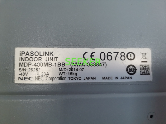 NEC  iPASOLINK1000 INDOOR UNIT MDP-400MB-1BB NWA-063847-48V 23A IDU supplier