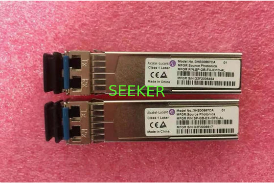 Alcatel-3HE00867CA 1000Base EX LC, 40 Km, 1310 nm SFP transceiver. 100% Alcatel-Lucent compatible.