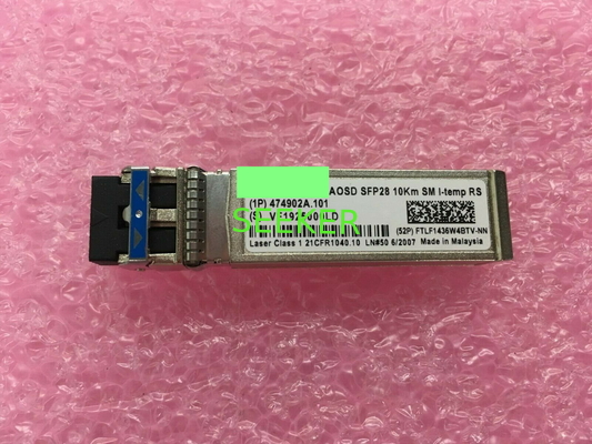 NOKIA AOSD 474902A.101 SFP28 25G LR 10km 1310nm I-Temp RS FTLF1436W4BTV-NN supplier