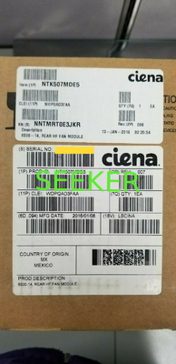 CIENA NTK507MDE5 / WOPQAD3FAA 6500 REAR HF FAN MODULE supplier