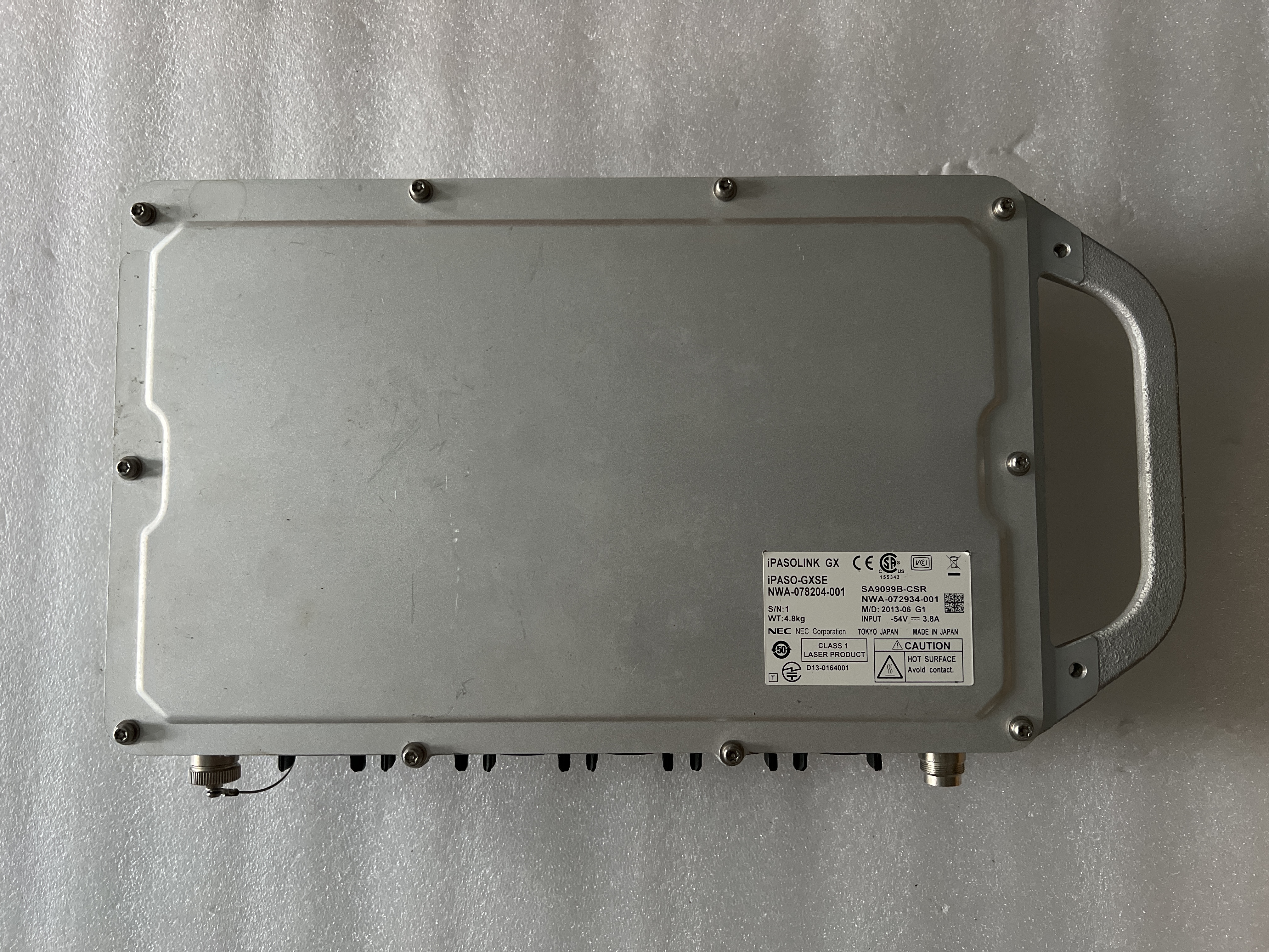 NEC NWA-078204-001 iPASOLINK GX compact outdoor router